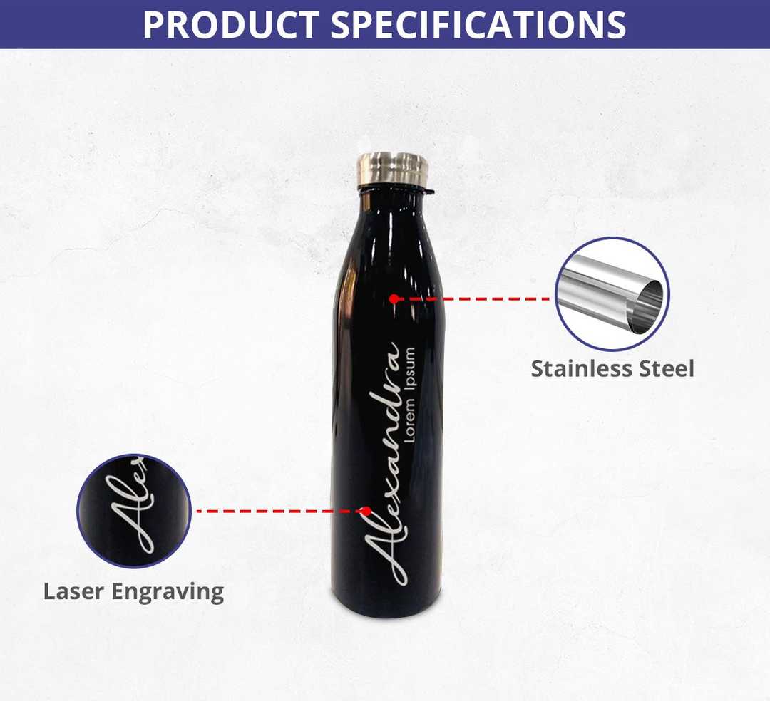 Personalized Magnum Stainless Steel Water Bottle