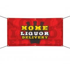 Home Liquor Delivery Vinyl Banners