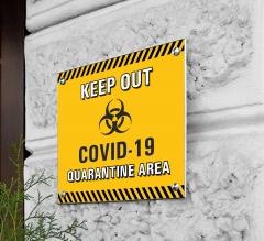 Keep Out Covid 19 Quarantine Acrylic Signs