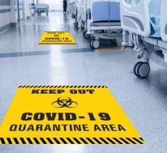 Keep Out Covid 19 Quarantine Area Floor Decals