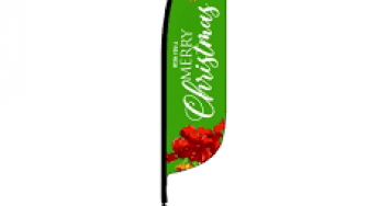 Feather flags and banner make advertising a breeze