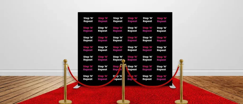 step and repeat banners