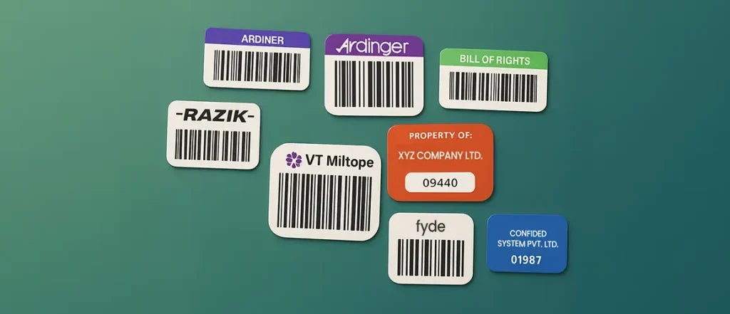 Customizable Asset Tags in Every Shape and Style 