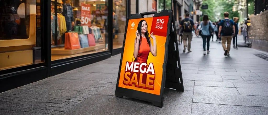 How to Use Sandwich Board Signs Effectively for Outdoor Advertising?
